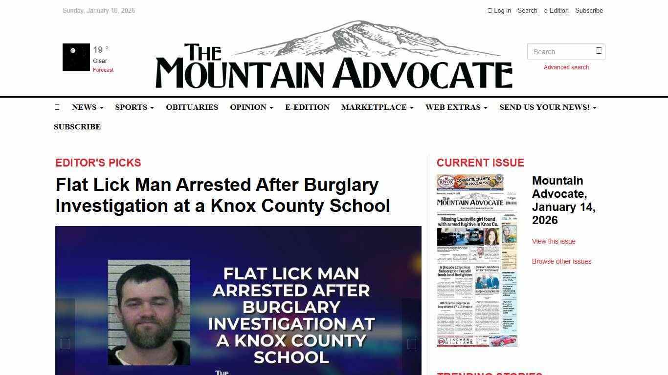 Home - Mountain Advocate - The Mountain Advocate